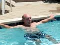 Relaxing in the Pool